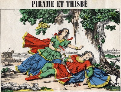 Píramo y Tisbe, cuento de Ovidio en “Las metamorfosis”. de French School
