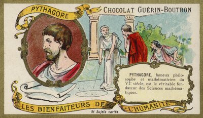 Pitágoras, filósofo y matemático de la Antigua Grecia de French School