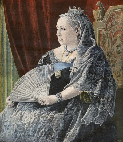 Reina Victoria, Reina de Inglaterra, en su Jubileo - portada de 