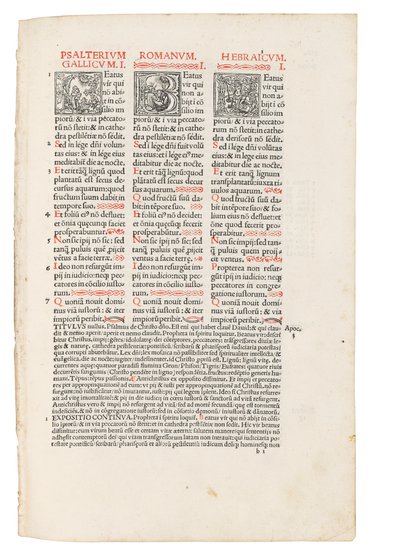 Quincuplex Psalterium, editado por Jacques Le Fèvre d