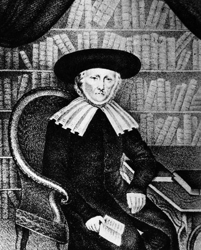 Rabí Simon Cahn, Presidente del Consistorio de Colmar, Alsacia, Francia de French School