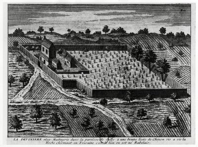 Rabelais, La Devinière: lugar de nacimiento de Rabelais. de French School