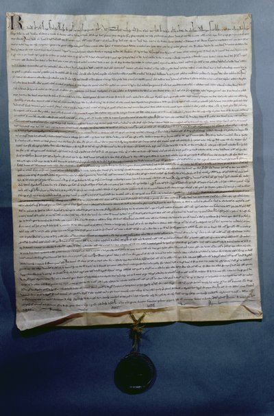 Ratificación por Raimundo VII (1197-1249) Conde de Toulouse del Tratado de Meaux, c.1229 de French School