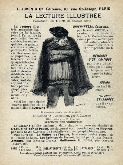 Lectura ilustrada. Publicación en "Tales de Pantruche et d
