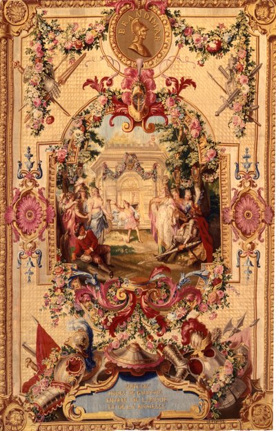 Tapiz de Gobelinos de la Regencia con la historia de Don Quijote, 1717-18 de French School