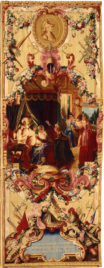 Tapiz de Gobelinos de la Regencia con la historia de Don Quijote, 1717-18 de French School