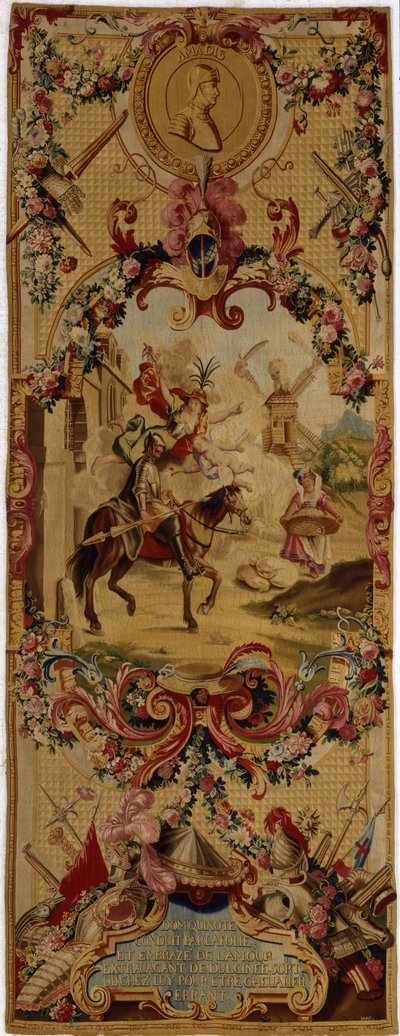 Tapiz de Gobelinos de la Regencia con la historia de Don Quijote, 1717-18 de French School