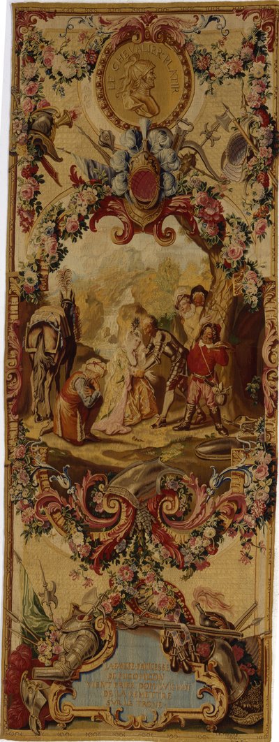 Tapiz de Gobelinos de la Regencia con la Historia de Don Quijote de French School