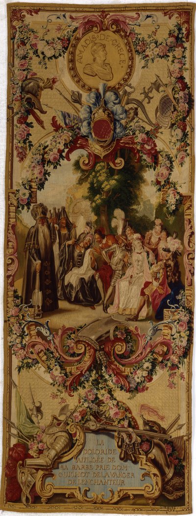 Tapiz de Gobelinos de la Regencia con la historia de Don Quijote, 1717-18 de French School