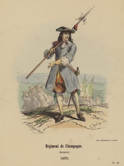 Regimiento de Champagne, Sargento de French School