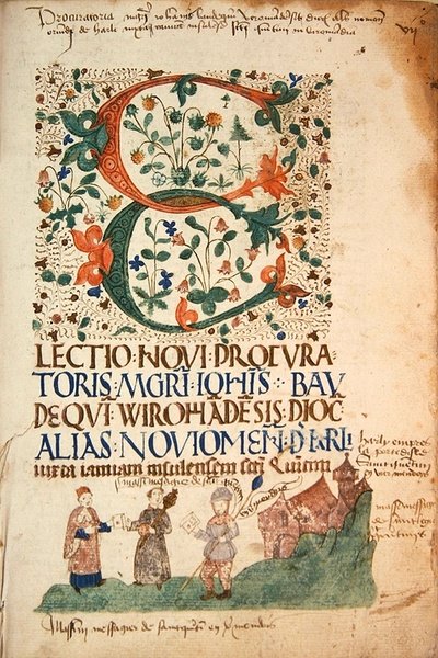 Registro de las deliberaciones de la Nación Picarda en la Universidad de París: Elección de un procurador. 1473-83 de French School