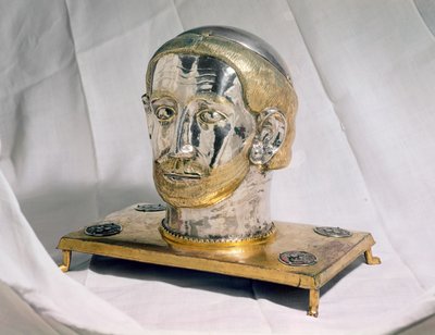 Cabeza relicario de San Benito de French School