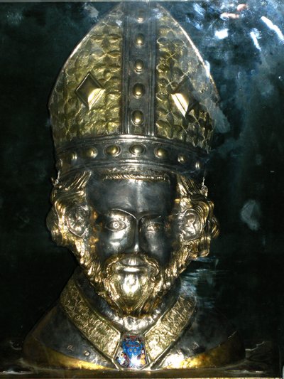 Cabeza relicario de San Policarpo de French School