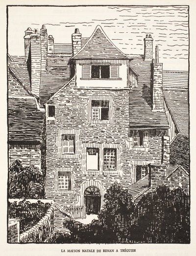 Lugar de nacimiento de Renan en Treguier de French School