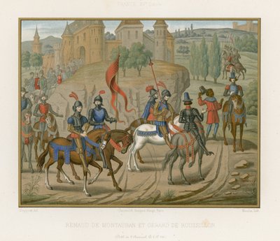 Renaud de Montauban y Girart de Roussillon de French School