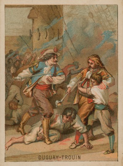 René Duguay-Trouin corsario francés de Saint Malo de French School