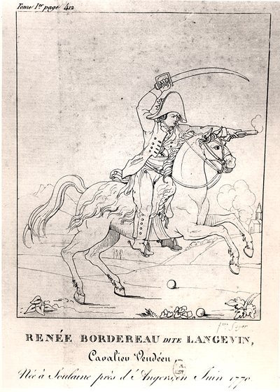 Renée Bordereau, llamada Langevin (1770-1828) de French School
