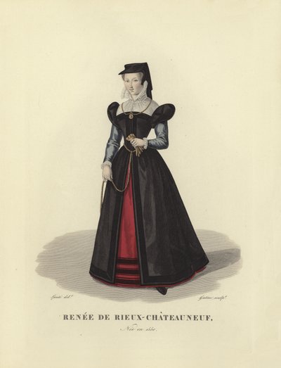 Renée de Rieuf, La Belle Châteauneuf de French School