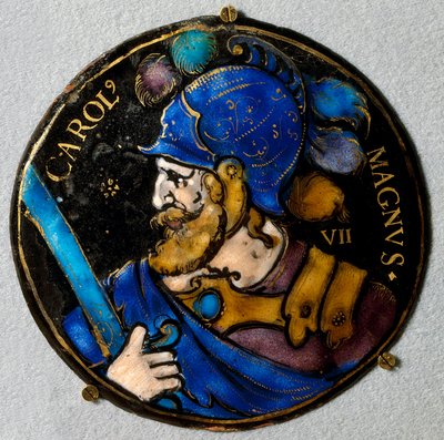 Representación de Carlomagno de French School