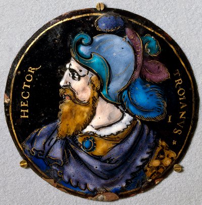 Representación de Héctor, héroe troyano de French School
