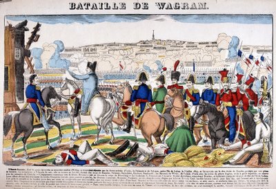 Representación de la Batalla de Wagram, 5 de julio de French School