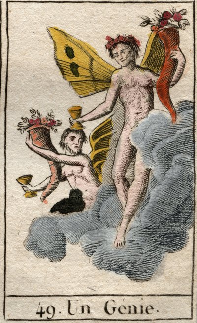 Representación del Genio de la Naturaleza. De “Mitología de la Juventud” por Pierre Blanchard 1803. de French School