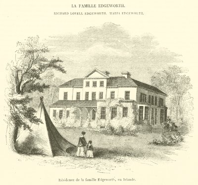 Residencia de la familia Edgeworth, en Irlanda de French School