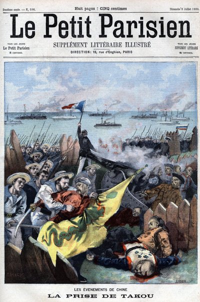 Revuelta de los Bóxers (1898-1900): Los aliados capturan Takou en China - en 