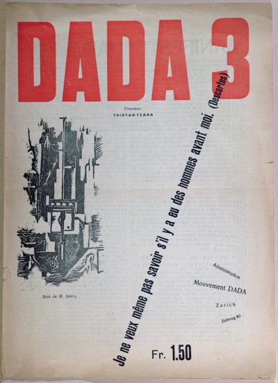 Revue Dada no.3, diciembre de 1918 de French School