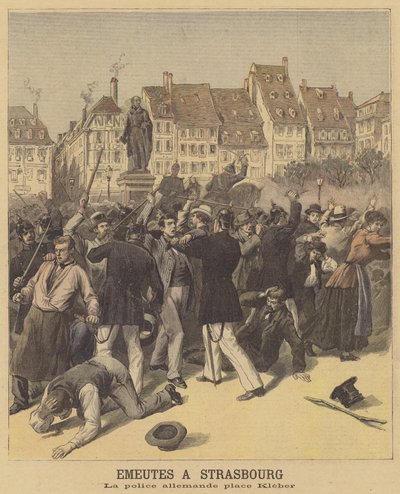 Disturbios en Estrasburgo de French School