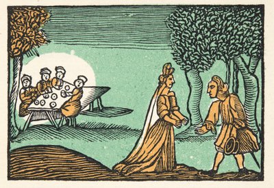 Riquet con el Copete, de Historias o Cuentos del Pasado contados por Mamá Ganso, Con Moralejas, por M Perrault, pub. 1925 de French School