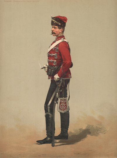 Capitán de Caballería, Regimiento de Húsares de Brandeburgo No 3 de French School