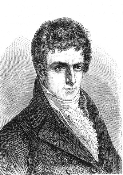 Robert FULTON (1765-1815), ingeniero e inventor estadounidense (barco de vapor). de French School
