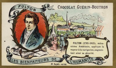 Robert Fulton, ingeniero e inventor americano de French School