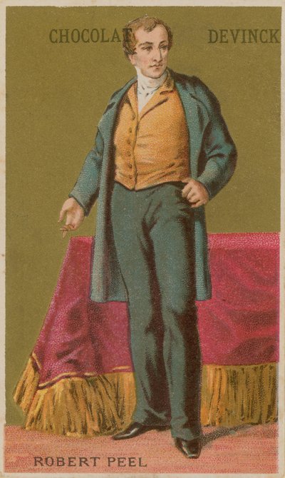 Robert Peel, estadista conservador inglés del siglo XIX de French School