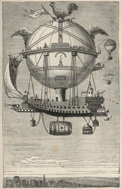 El globo Minerve de Robertson de French School