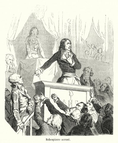 Robespierre acusado de French School