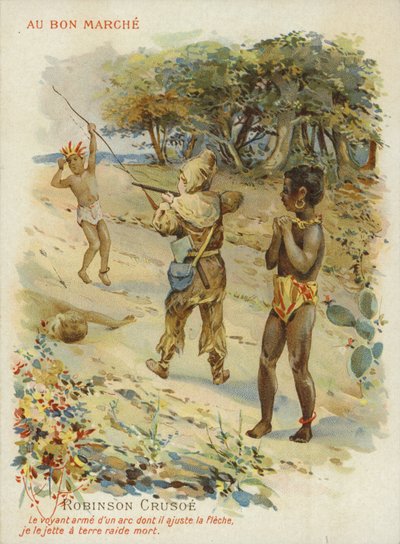 Robinson Crusoe con Viernes de French School