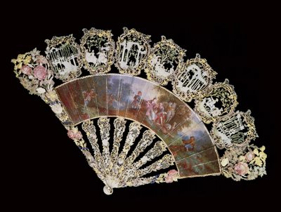 Abanico Rococó, 1730 de French School