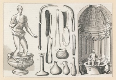 Traje romano de French School