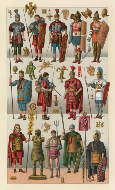 Traje romano de French School