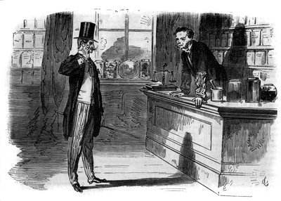 Novela por entregas: "Los puritanos de París" por Paul Bocage (1824-1887). Grabado en "Les bons romans" de French School