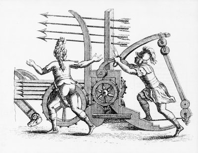 Máquina de guerra romana para lanzar lanzas de French School