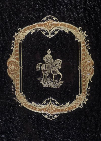 Portada de estilo romántico de “Álbum de los viajes” de French School