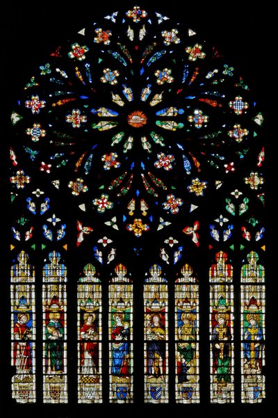 Rosetón de Jean de Dampmartin de French School