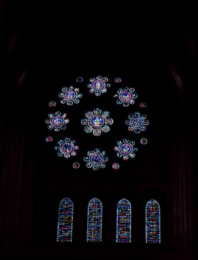 Rosetón, c.1220 de French School
