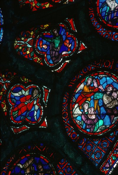Detalle del rosetón de French School