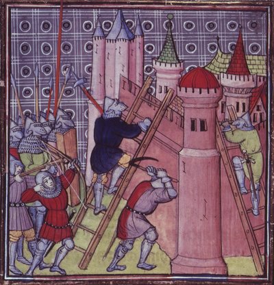 Real 20 C.VII fol.19 Los franceses destruyen Génova, de 