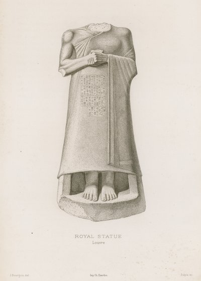 Estatua Real, Louvre de French School
