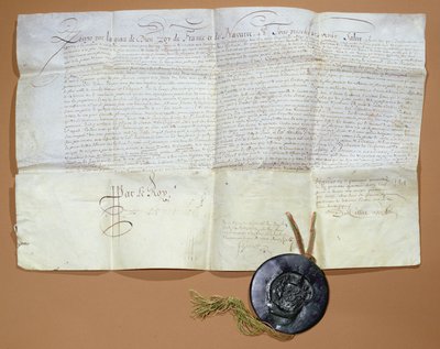 Decreto real para la creación de la Academia Francesa, 1635 de French School